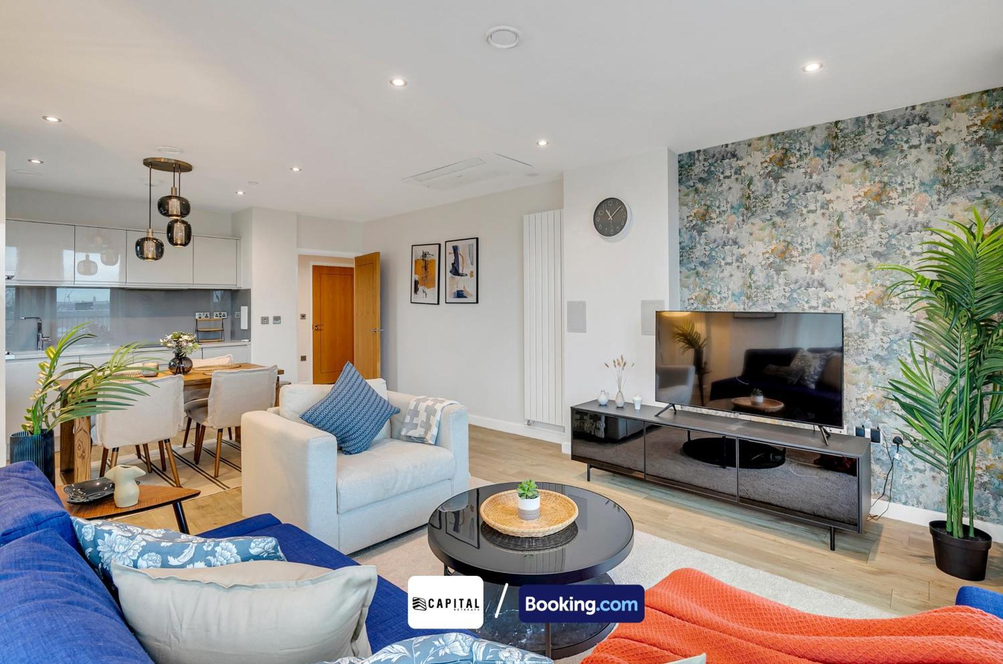 Cozy In Camden Town By Capital Retreats Short Lets & Serviced With Balcony, Free Wifi Londra